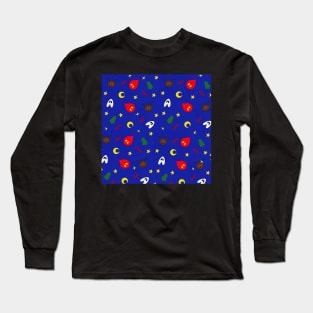 cryptid pattern Long Sleeve T-Shirt